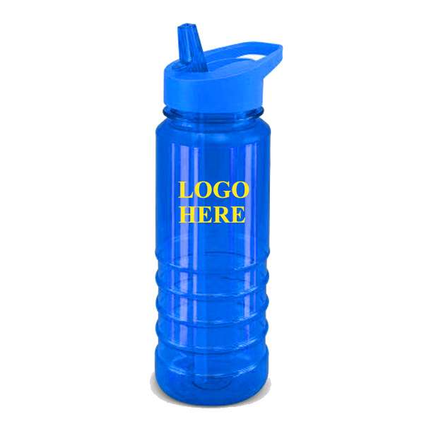 Wholesale Custom Logo Branded Clear Plastic Bpa Free Milk Reusable Sports Drink Water Bottles With Flip Straw Lid