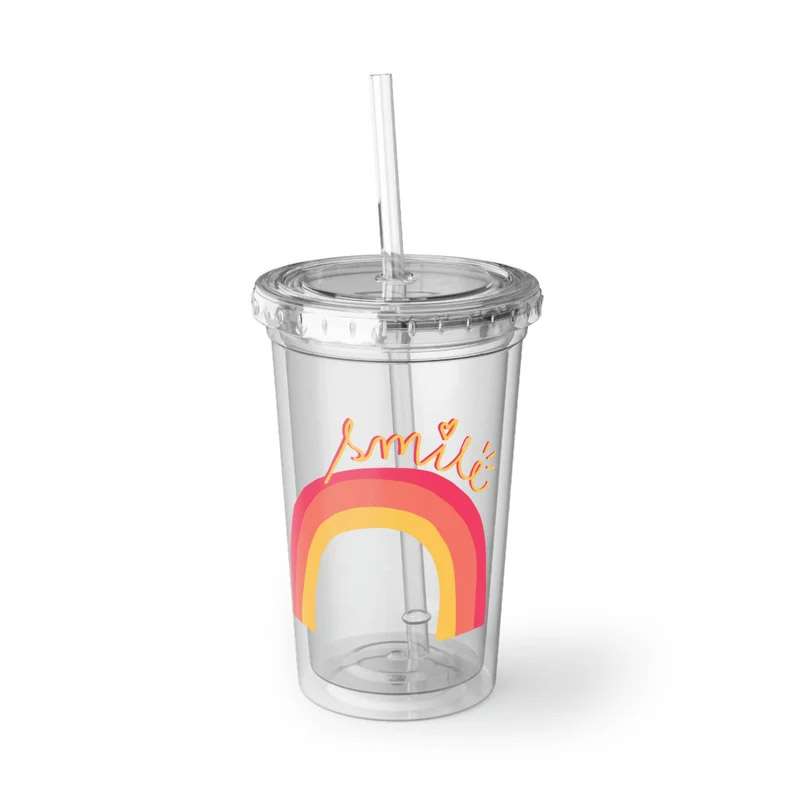 Custom logo 16oz 24oz reusable double wall clear skinny plastic water acrylic tumbler with straw