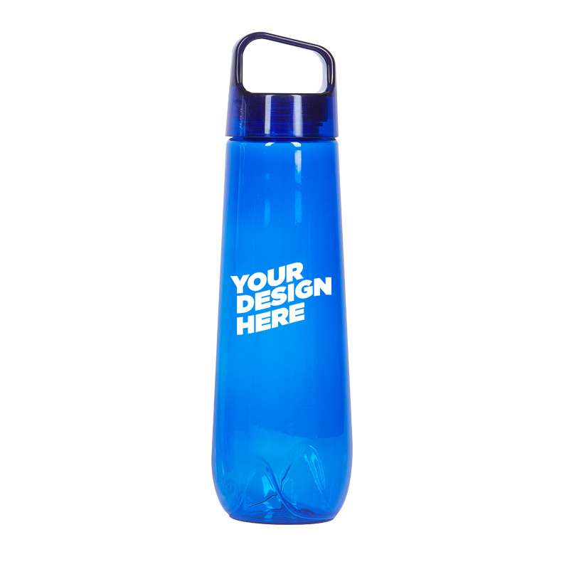 Wholesale 800ml Portable GYM Clear Custom logo Drinking Cup Frosted Transparent Plastic Sports Water Bottle With Lid And Rope