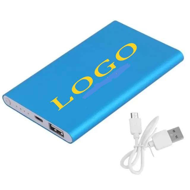 Custom LOGO Credit Card Power bank 5000mAh Li polymer Portable 10000mah OEM flat ultra slim thin PowerBank for iphone