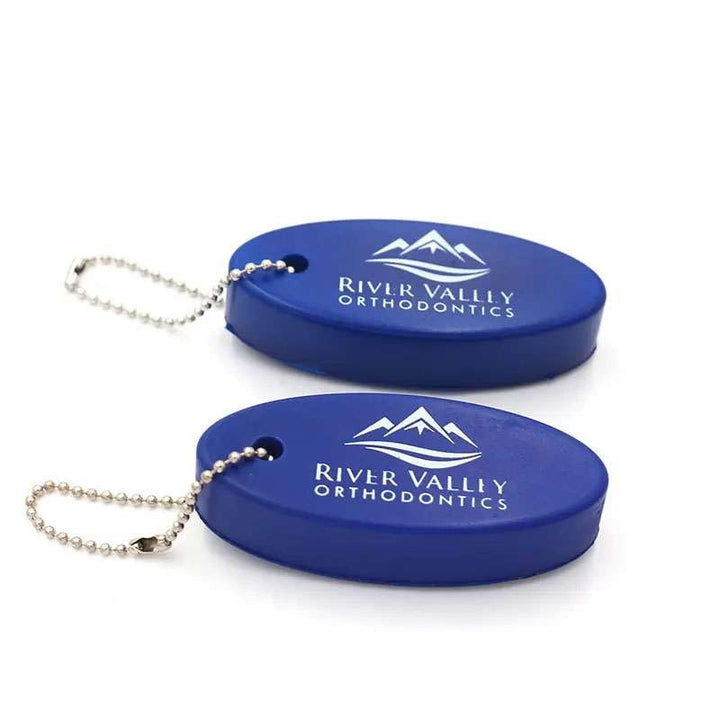 OEM custom logo PU Floating keychain, pu foam float keyring , Floating on the water floating key holder